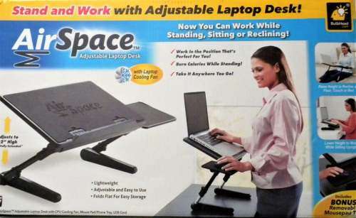 AIR SPACE ADJUSTABLE LAPTOP DESK