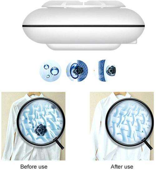 Ultrasonic Turbine Washing Machine 1 kg Laundry Quantity Mini Rotating Washer with USB Cable for Tra