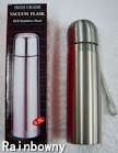 5 ON AUCTION!!!500ml Steel Flask and Mug