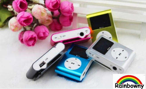 Mini MP3 Player With Clip LED Screen