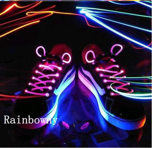 Wholesale price--Led Platube shoelaces/ platube laces/Flashing shoe laces