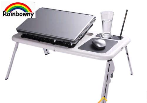 3 ON AUCTION!!!Flexible Portable Laptop E-Table With Built In Cooling Fan/laptop desk /table