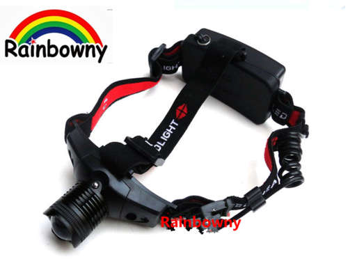 2 ON AUCTION!!!Aluminum Hign Power Rechargeable Zoom Headlamp/Headlight