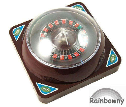 2 ON AUCTION!!!6inch Automatic roulette game machine toys for party