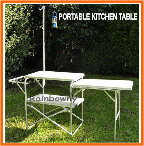 Aluminium Portable Folding Camping Kitchen Table