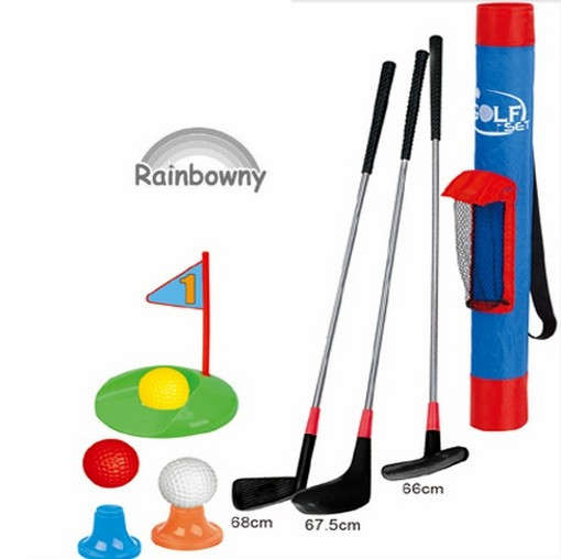 KIDS GOLF SET CHILDRENS GOLF CADDY PLAYSET CLUBS GAMES TOYS INDOOR OUTDOOR FUN