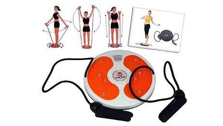 waist twisting disc with rope