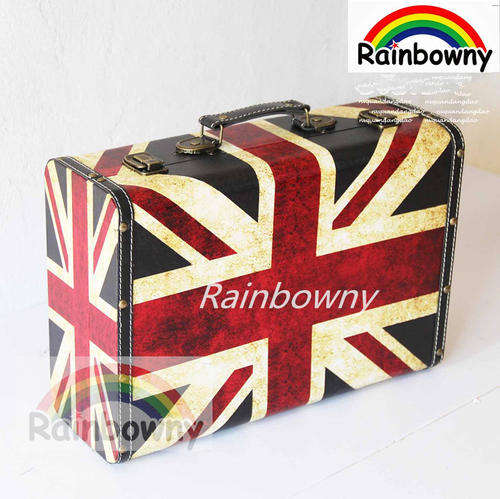 Retro Union Jack Decorative Suitcase /Travel Box (Medium)