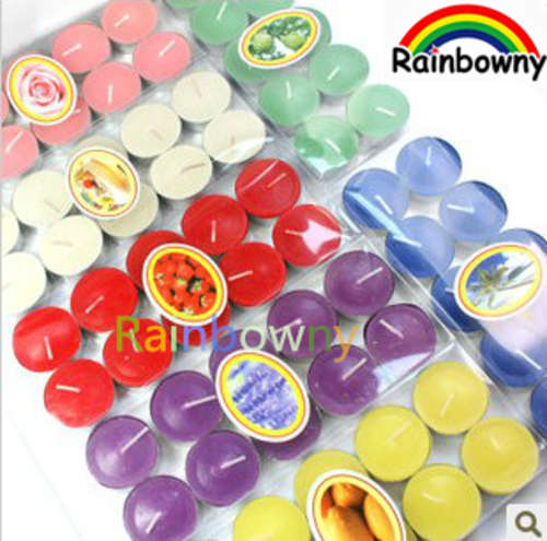 Wholesale Price--10Pcs Aromatic Scented Tea Light Candles Various Fragrances