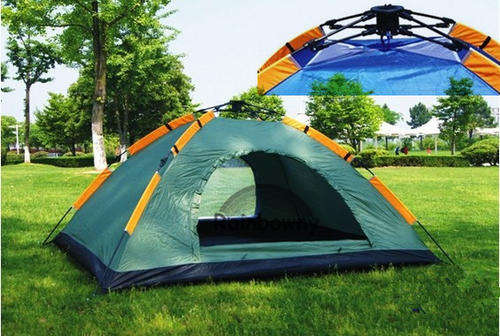 outdoor casual windproof rainproof automatic quick-opening camping tent