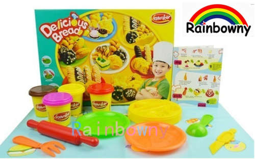 Wholesale Price--Kids Colorful Playdough Toys / Delicious Bread Play Set(large)