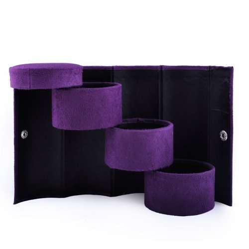Wholesale Price--Aspire Cylindrical Jewelry Box / Jewelry Organizer for Travel