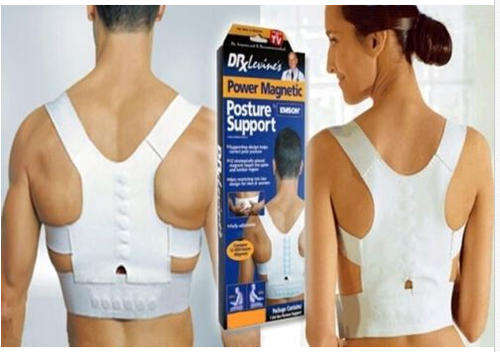 Power Magnetic Back Shoulder Posture Corrector Support Vest Unisex Adjustable