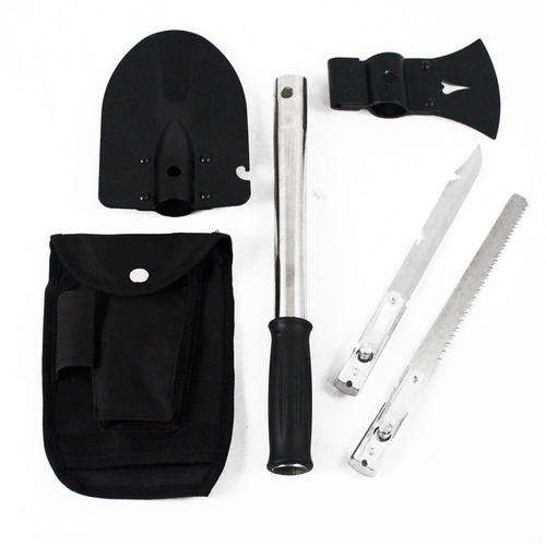 9 in 1 Survival Shovel Camping Knife Axe Hatchet Saw