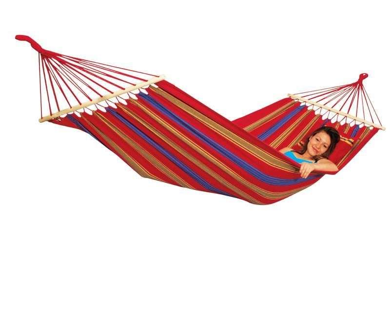 2.0x0.8m Canvas Hammock With Spreader Bars
