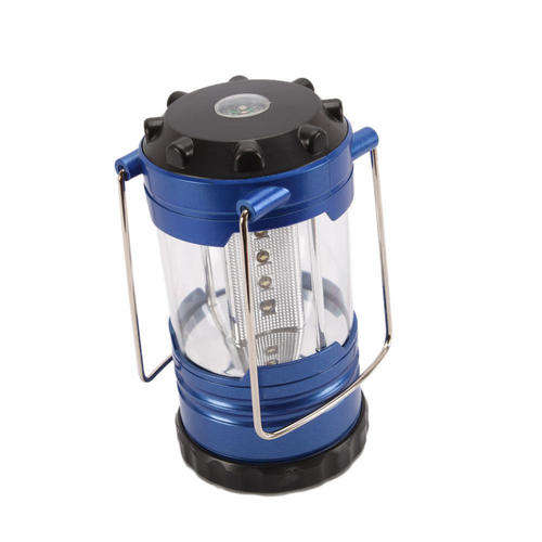 Camping Lantern Bivouac Hiking Camping Light 12 LED Lamp Portable with Compass