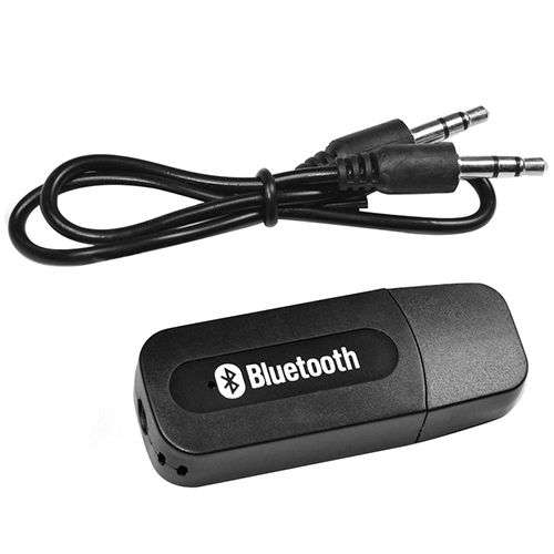 Wireless USB Bluetooth 3.5mm Music Audio Stereo Receiver Adapter Dongle