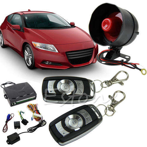 1-Way Vehicle Car Alarm Security Protection Keyless Entry System With 2 Remotes