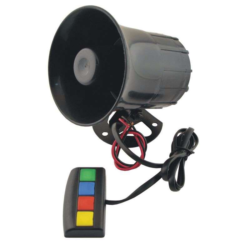 Universal Motorcycle Car Auto Vehicle Van Truck 4 Sound/Tone Loud Horn/Siren Max 12V