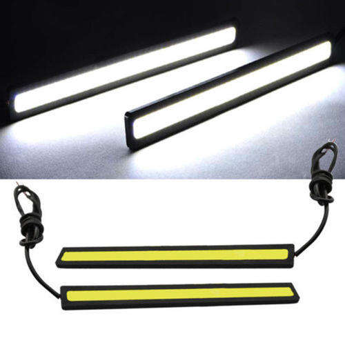 Waterproof 2x Super Bright COB Car LED Lights 12V For DRL Fog Driving Lamp