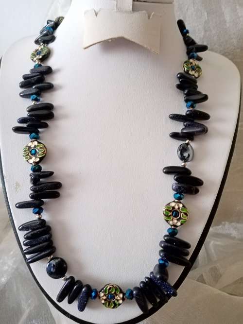 Blue gold stone