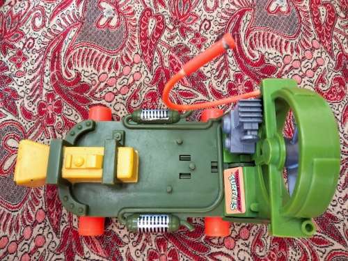 Teenage mutant ninja turtle and vehicle