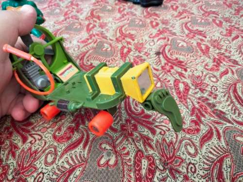 Teenage mutant ninja turtle and vehicle