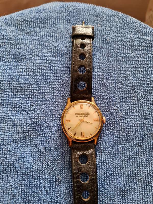 Vintage national watch branded Nissan 280zx