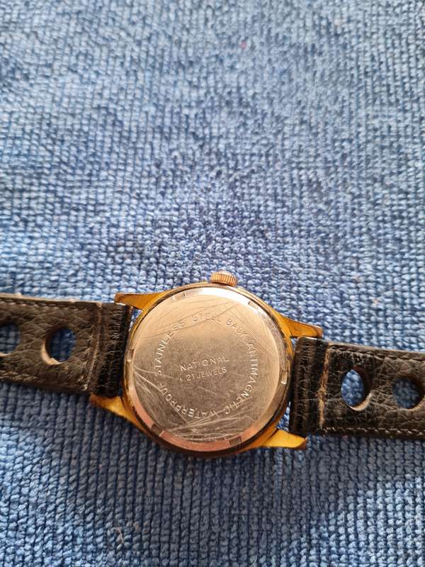 Vintage national watch branded Nissan 280zx