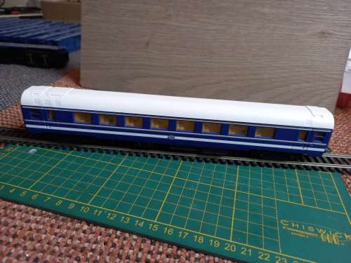 LIMA SAR Spares Blue Train Cars Unfinished Lot modded