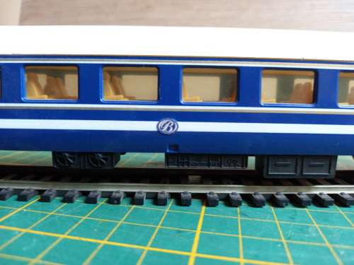 LIMA SAR Spares Blue Train Cars Unfinished Lot modded