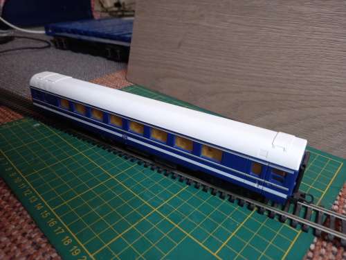 LIMA SAR Spares Blue Train Cars Unfinished Lot modded