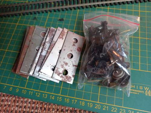 LIMA SAR Spares Blue Train Cars Unfinished Lot modded