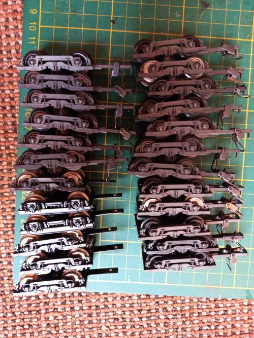 LIMA SAR Spares Blue Train Cars Unfinished Lot modded