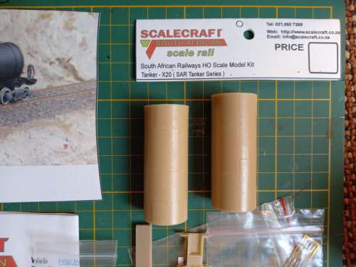Scalecraft SAR X-20 Water Tanker Kit HO Scale - 1/87