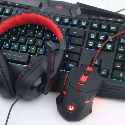 REDRAGON 4IN1 RGB (K503RGB|M601|H120|ARCHELON-M) GAMING COMBO 5  BLACK