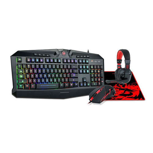 REDRAGON 4IN1 RGB (K503RGB|M601|H120|ARCHELON-M) GAMING COMBO 5  BLACK