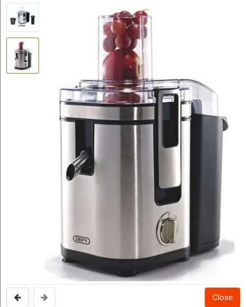 Defy - Juice Extractor 800W (Stainless Steel