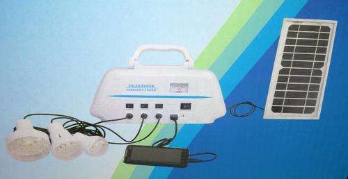 Solar panel light unit