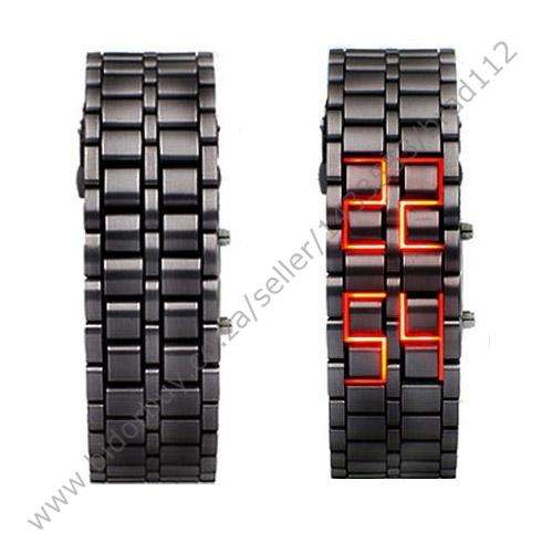 Dark Samurai - Japanese Style Inspired Red LED Watch (In Stock)