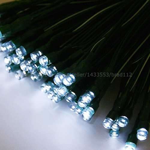 White LED solar power string fairy lights (2 mode 100 LED 17m)
