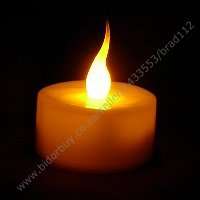 LED Tea Light Candle (Orange/Yellow flame) (In stock)