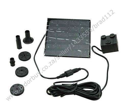 7V 1.2 Watt Solar Power Water Pump Garden Fountain