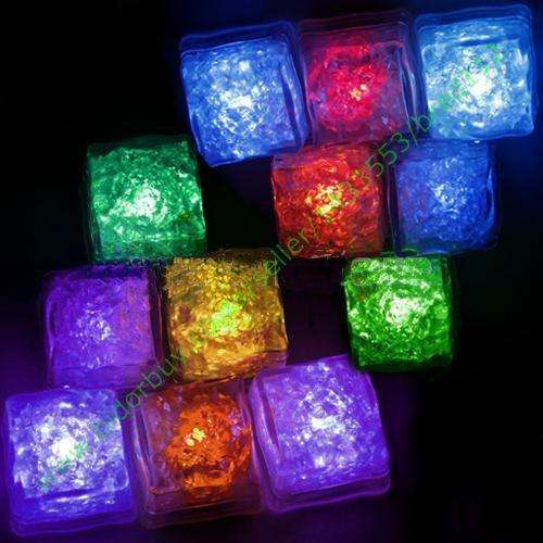 12 pcs LED Multi-Coloured Ice Cubes (In Stock)