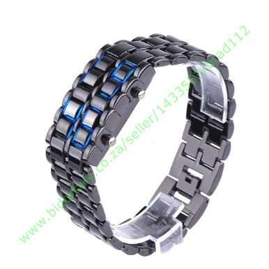 Dark Samurai - Japanese Style Inspired Blue LED Watch