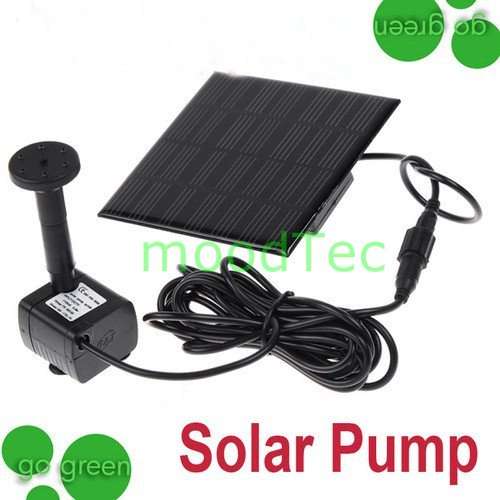 10V Solar Power Water Pump Garden Fountain