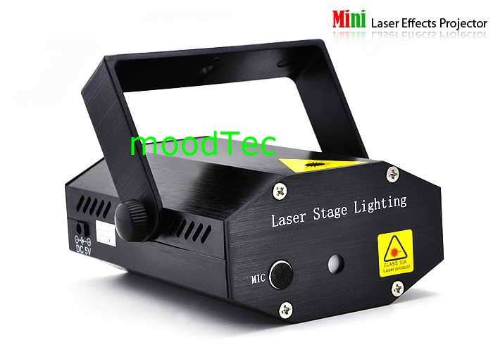 Mini Black DJ Laser Stage Light (with sound mode) (In stock)