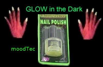 Glow in the dark nail polish (In Stock)