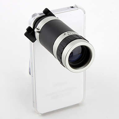 8X Zoom Telescope Lens with Back Case for Iphone 5