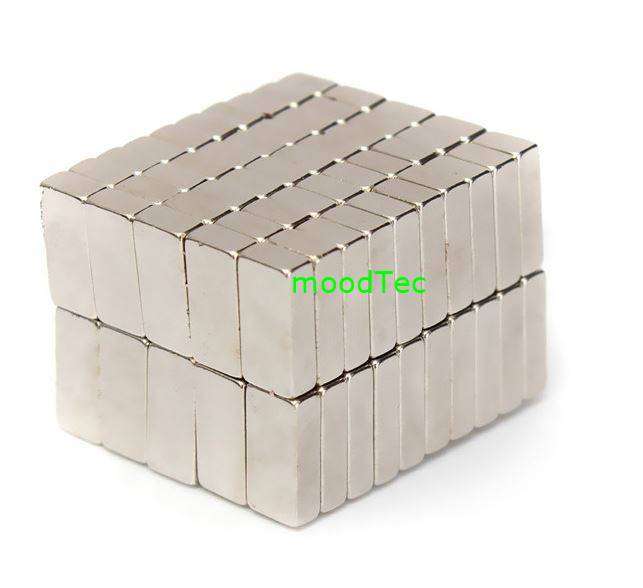100pcs N50 Super Strong Block Magnets 10x 5 x 3mm Rare Earth Neodymium Magnets